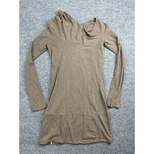 Lole Dress Women's XS Green Long Sleeve Tunic Cowl Neck Long Sleeve